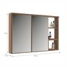 Espelheira para Banheiro 100cm X 67cm Máximus - 3
