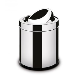 Lixeira inox 6,3 litros com tampa basculante - Martinazzo - 1