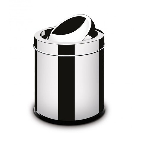 Lixeira inox 6,3 litros com tampa basculante - Martinazzo