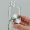 Ver imagem 7 de Garrafa de Vidro 1,1L Transparente 27x8x8cm Água Suco Geladeira Bebidas Tampa