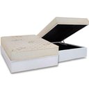 Ver imagem 1 de Conjunto Box Baú Casal: Colchão Espuma Luckspuma D45 Gran Luck Flora Pró Saúde + Base Crc