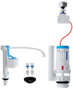 Ver imagem 1 de Kit Completo P/ Cx Acoplada C/ Acionador Duplo 340527 - Blukit