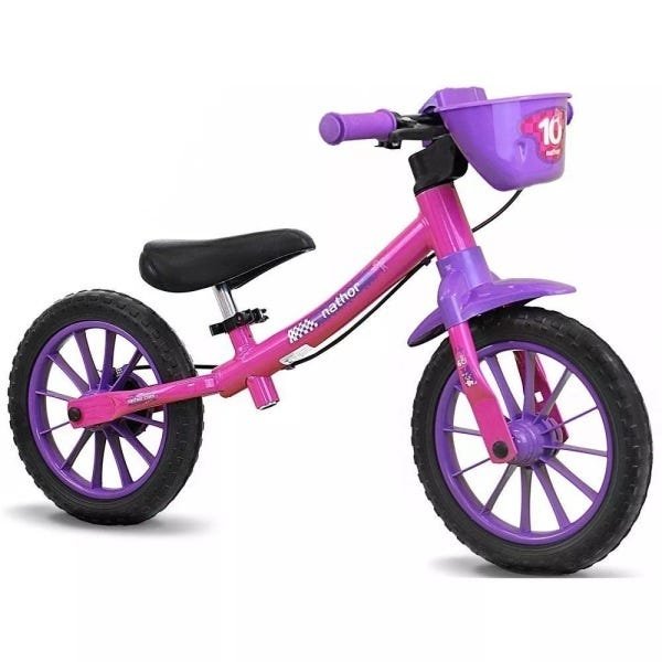 Bicicleta Aro 12 Infantil Balance Pré Bike sem Pedal Nathor