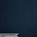 Ver imagem 7 de Kit 2 Poltronas Decorativa para Sala de Estar Cecília Suede Azul Marinho - Montanaris Decor Md Monta