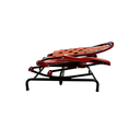 Ver imagem 2 de Cadeira de Balanço Aço Carbono Dobrável Reforçado Varal Sul - Vermelho