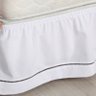 Saia Cama Box Casal Veste Fácil Santista Branco Roupa Cama - 2