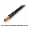 Cabo Preto de Energia em PVC/Cobre Flex Sil Fase Rolo 2,5mm com 100m 750V - 2