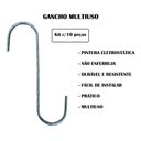 Ver imagem 3 de Gancho S Grande para Pendurar Plantas 25cm - 10peças
