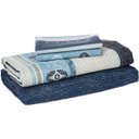 Ver imagem 3 de Jogo de Lençol Casal 4 Peças Para Cama Box Caleb Sultan