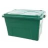 Caixa Plastica Organizadora 70 Litros Kit 03 Peças Verde - 1