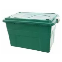 Caixa Plastica Organizadora 70 Litros Kit 03 Peças Verde - 1 Caixa Plastica Organizadora 70 Litros Kit 03 Peças Verde - 1