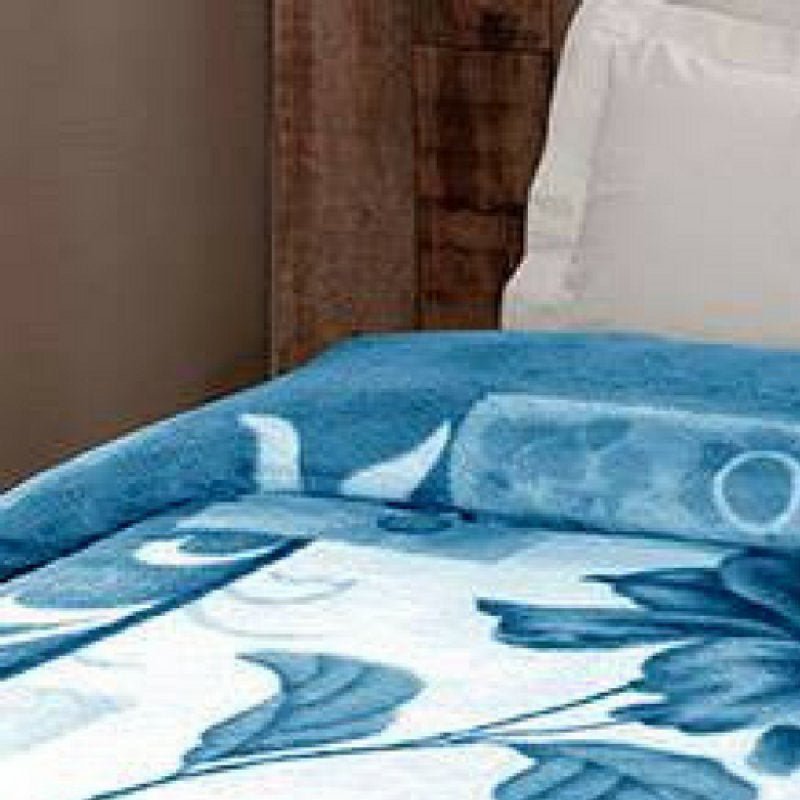 Cobertor Casal Kyor Malbec Azul 1,80x2,20m Jolitex - 5