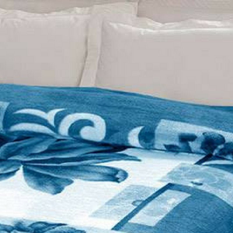 Cobertor Casal Kyor Malbec Azul 1,80x2,20m Jolitex - 4