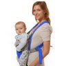 Canguru para Bebe 3 Posiçoes Carregador Azul - 4