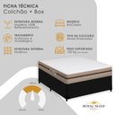 Ver imagem 5 de Cama Box com Colchão Casal Bioclassic Molas Ensacadas Sintético Preto Royal Sleep