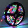 Fita Led RGB 3528 12V Rolo 5M Ip65 com Fonte 3A Kit 8 - 1