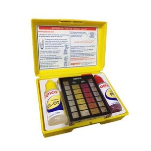 Kit estojo de analises para medir cloro e ph genco