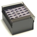Ver imagem 1 de Fichário de Mesa para Fichas Padronizadas 6''x9'' Fumê com Índice A/z - Acrimet