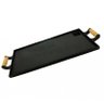 Chapa para fogão lanche bife hambúrguer ferro fundido 30x62 - 1