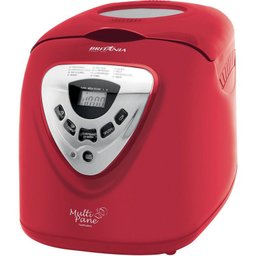 Panificadora MultiPane Vermelha Britânia 127v - 1 Panificadora MultiPane Vermelha Britânia 127v - 1