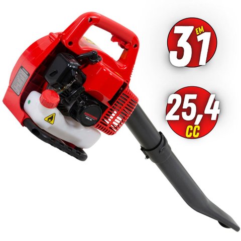 Soprador Profissional Kawashima 25,4cc 2T 3 Em 1 Acelerador Com Trava Acompanha Saco Coletor De 50L