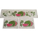 Ver imagem 1 de Kit Sisal Look Melancia Jg. Cozinha 3 Peças - Rayza