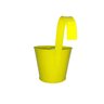 Conjunto Com 2 Cachepot De Metal Para Jardim Suspenso Vertical Grande Amarelo (CACHEPO-3) - 4