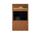 Ver imagem 2 de Painel para Tv até 60 Polegadas Ripado com Led Dj Móveis Trento 143 Freijó