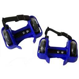 Patins Adaptado Com Rodas De Led Para Tenis Esporte AZUL (SKT-11 AZUL) - 1