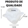 Bowl Tigela Formato Porco Cerâmica 500 ML Casa Dami Marrom - 2
