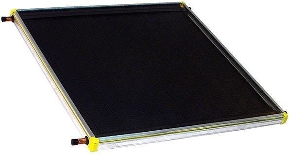Kit Aquecedor Solar Com Boiler 200 Litros com 2 placas 1x1m em cobre Desnível - 3