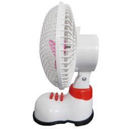 Ventilador Formato de Tenis Mini Decorativo em 2 Velocidades Verao Rosa - 2