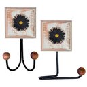 Ver imagem 6 de Kit Banheiro com 2 Toalheiros Duplos + Porta Papel Higiênico + Toalheiro Rustico Artesanal Cor