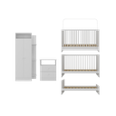Ver mais imagens de Jogo de Quarto Infantil Trevalla Móveis Pom Pom com Colchão Incluso Branco