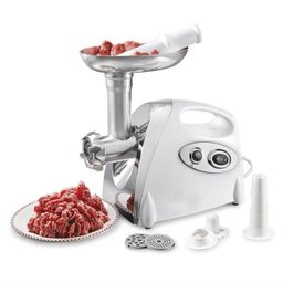 Moedor De Carne Moida Eletrico Aluminio Frango Cozinha Linguica - 1 Moedor De Carne Moida Eletrico Aluminio Frango Cozinha Linguica - 1