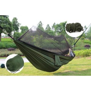 Rede para Descansar Mosquiteiro Viagem Camping 150kg Acampar Bolsa (bsl-rede-1)