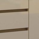 Ver imagem 4 de Cômoda Quarto 93cm 4 Gavetas 1 Porta Samira Freijó/mocca L01 - Mpozenato