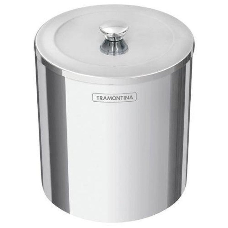 Lixeira Aço Inox Útil Tramontina 5 Litros 94540/036