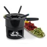 Aparelho de Fondue Viena 8 Peças com Queimador Forma Preto - 1