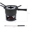Aparelho de Fondue Viena 8 Peças com Queimador Forma Preto - 5