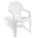 Ver imagem 2 de Cadeira Infantil Plástica Estampada Catty Branca