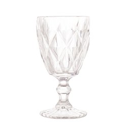 Cj 6 Taças de Vidro Para Água Diamond Transparente 325ml Lyor - 5