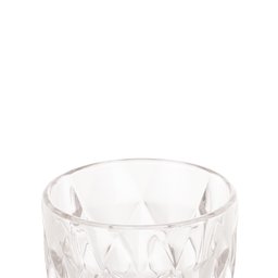 Cj 6 Taças de Vidro Para Água Diamond Transparente 325ml Lyor - 3