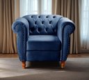 Ver imagem 1 de Sofá Nobreza Poltrona Chesterfield Vintage Retrô Clássico