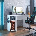 Ver imagem 1 de Mesa Gamer 3875 Branco - Vallisa Decor