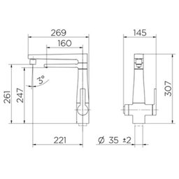 Torneira Docol Vitalis para Cozinha com Purificador de Água - 4