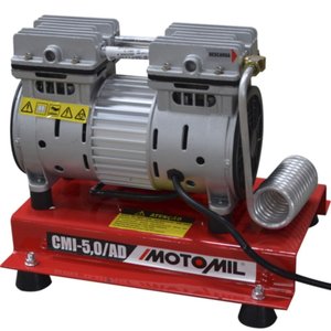 Compressor de Ar Direto 5 Pés 50 Litros Monofásico 4 Polos Isento de Óleo-motomil-cmi50/ad