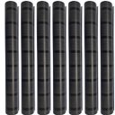 Ver imagem 2 de Papel Parede Adesivo Madeira Envelopamento Rolo 10m X 0,45cm - Ripa Madeira Preta