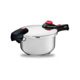 Panela de Pressão Supra em Inox 4,5lts - Brinox - 1 Panela de Pressão Supra em Inox 4,5lts - Brinox - 1