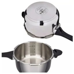Panela de Pressão Supra em Inox 4,5lts - Brinox - 3 Panela de Pressão Supra em Inox 4,5lts - Brinox - 3